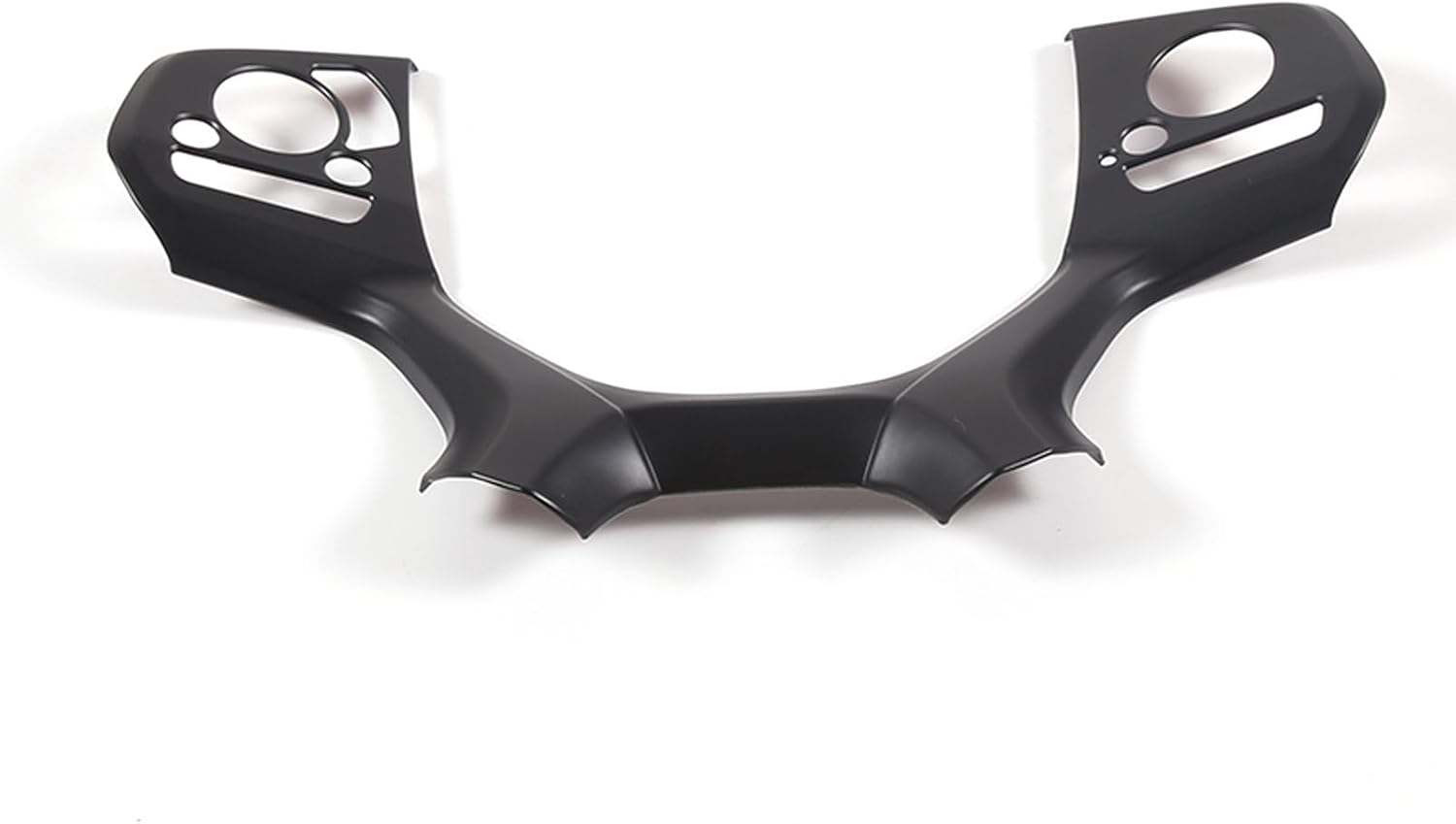 Car ABS Center Console Button Molding Trim Frame,Compatible with Honda Pilot 2019-2022,Honda Passport 2019-2023 Center Console Button Protected Frame (with Heated Button, Matte Black)