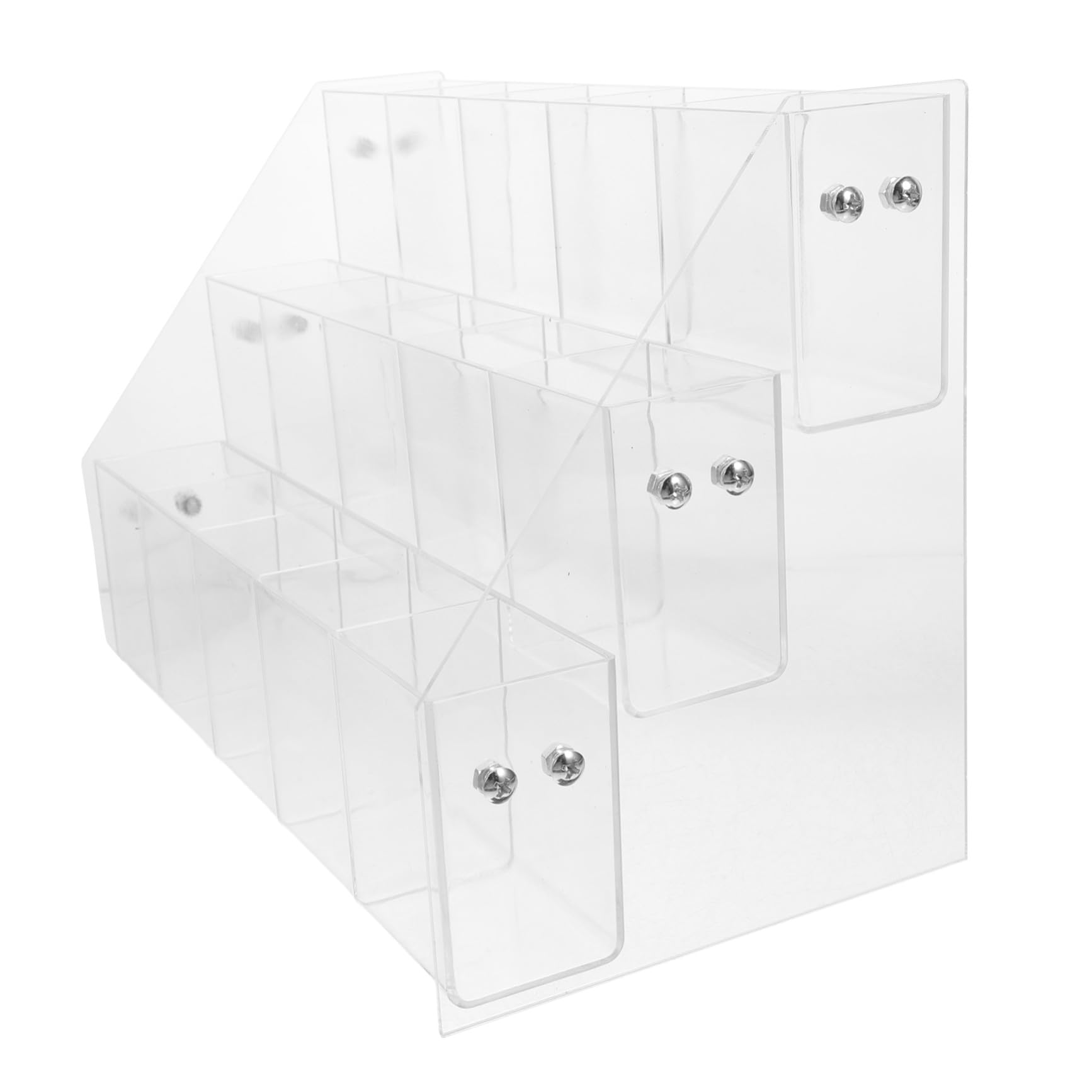 Présentoir acrylique transparent haute clarté pour stylos et matériel de classe