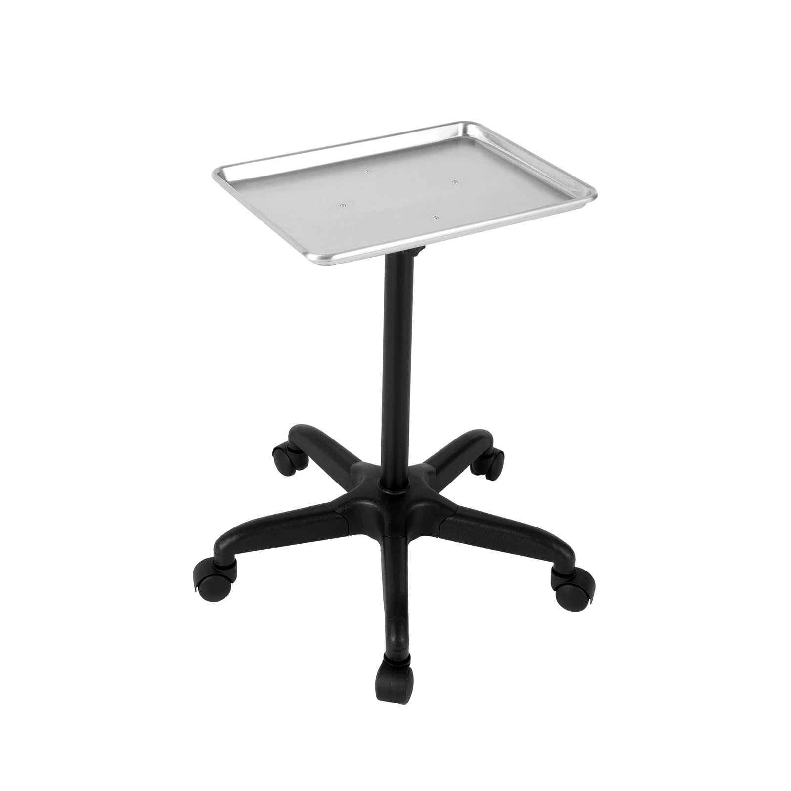 Carrello per Parrucchiere Altezza Regolabile 45 × 33 × 70 cm Argento (Senza ripiano) per Parrucchieri e Negozi di Animali Attrezzo Stabile con Contenitore Mobile