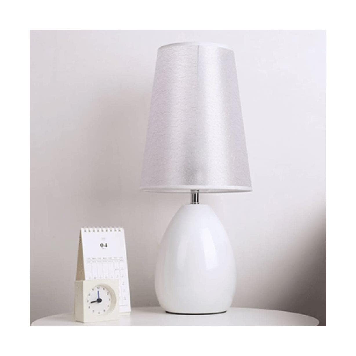 Dekoracyjny Lampa stołowa Touch tafellamp, 3-weg dimbare nachtkastje lamp met stoffen kap, creatieve minimalistische bureaulamp voor woonkamer slaapkamer