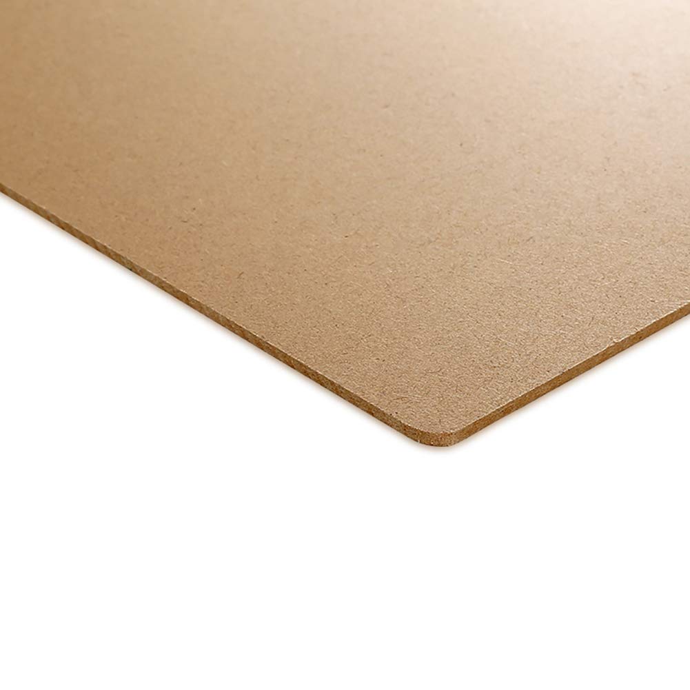 A4 Portablocco di Legno con Clip in Metallo gommato - Extra Spessa 4 mm - Pannello di Legno - Porta-Pad Lavagna da Scrittura Ideale per Il Lavoro Quotidiano,Set da 5 Pezzi