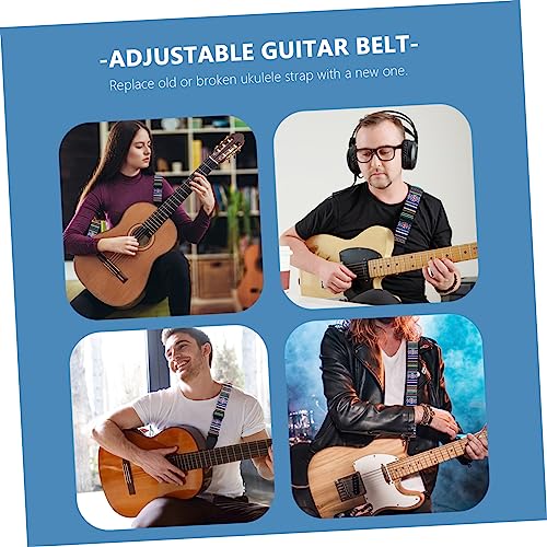 FAVOMOTO 1 PC Sangle De Guitare Vintage Harnais De Guitare Pour Les Femmes Sangle De Guitare Avec Des Extrémités En Cuir Mur Monté Crochets Guitare Basse Électrique Sangle Réglable - Les Beatles, Paul McCartney, John Lennon, RIngo Starr, George Harrison FAVOMOTO 1 PC Sangle De Guitare Vintage Harnais De Guitare Pour Les Femmes Sangle De Guitare Avec Des Extrémités En Cuir Mur Monté Crochets Guitare Basse Électrique Sangle Réglable – Image 5