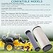 AMTOLXL 11013-7044 & 11013-7045 Inner & Outer Air Filter & 49065-7007 oil filter Compatiable with Kawasaki FX651V FX691V FX730V FX751V FX801V FX850V FX1000V with Spark Plug