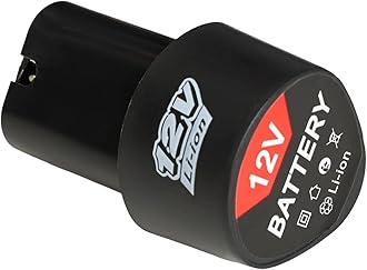 12V Battery for Power Tools 12V Li-ion Battery Pack for all Cordless Tool 12V Electric Rechargeable Battery for Hedge Trimmer/Cutter/Drill/Grass Trimmer/Chainsaw/Car Washer/Hammer Drill 1.5Ah A