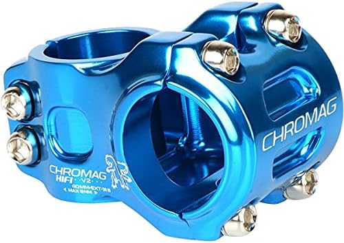 CHROMAG HiFi V2 Stem MTB/MTB Direct Mount Dia. 31.8 mm Unisex Adult, Blue, 50 mm