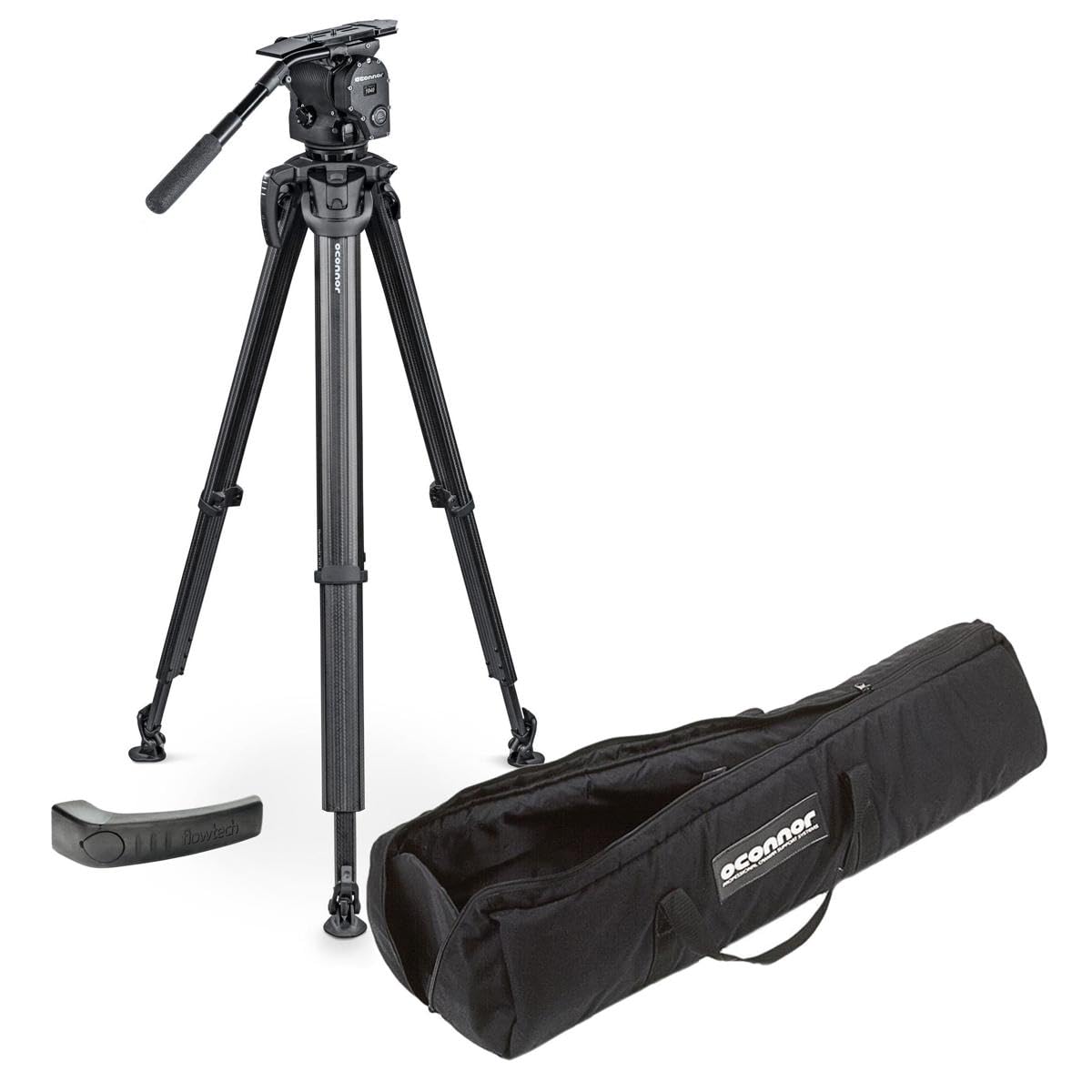 Oconnor Ultimate 1040 flowtech 3-Section Carbon Fiber Tripod System with Fluid Head
