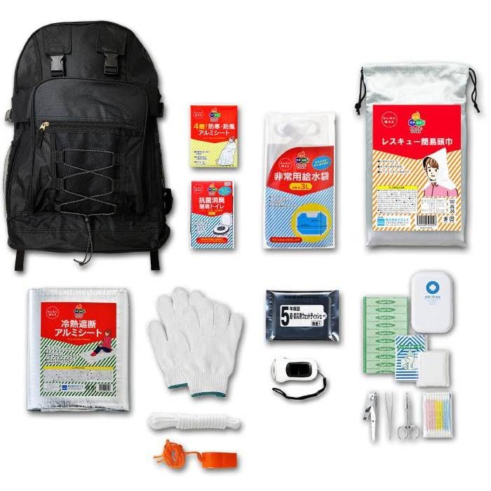 Amazon.co.jp: 防災セット 非常用セット 大容量リュック 18点セット