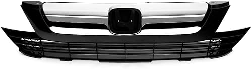 G-PLUS Compatible con Honda CRV 2007 2008 2009 parrilla de parachoques inferior superior delantero de repuesto