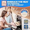 Emporio Kitchen Baking Pan Set - Nonstick Coating, Carbon Steel Bakeware Set with White Silicone Handle, PFOA, PFOS, PTFE Free, Recipe Booklet Included, Oven Safe Tray (Up To 450° F) Set of 25 - White #3