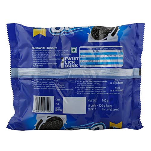 Image of Oreo Cream Biscuit - Vanilla, 300gram
