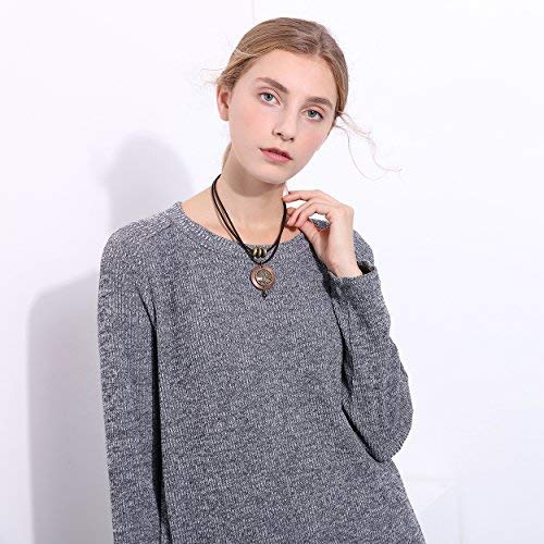 Coostuff Anna Vintage Brown Necklace For Woman Jewelry Chokers Life Of Tree Pendant Long Necklaces Women Gift Colar #TOP3