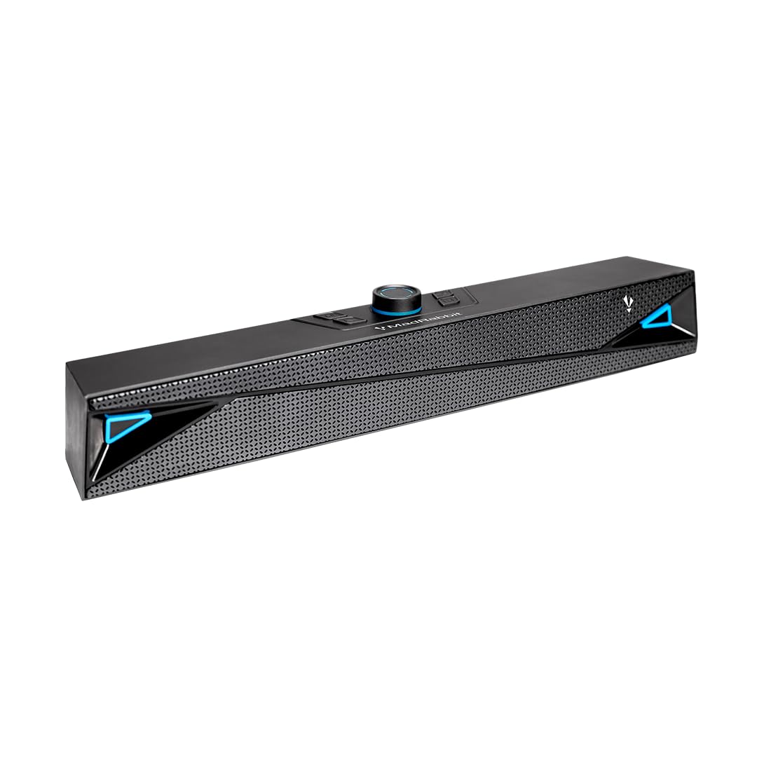 MadRabbit Boom Bar 24W Bluetooth Soundbar with 2000mAh Battery, Dual 52MM Drivers, Volume Control Knob with LED Lights, Multi-Connect BT5.3/USB/AUX/SD Card/TWS for TV, Mobile, Laptop, Made in India (B0D45NL9SQ) Amazon Price History, Amazon Price Tracker