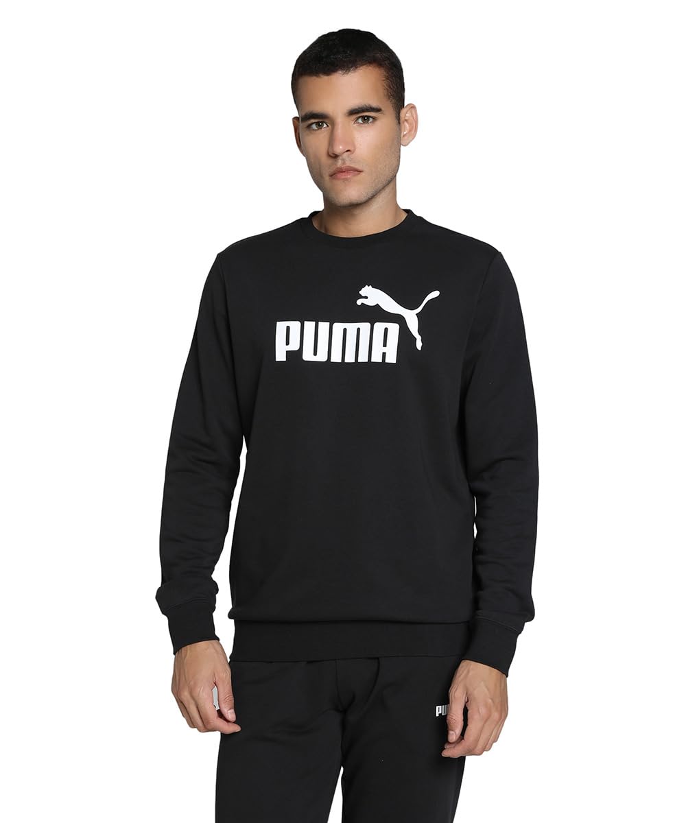 PUMA Men's ESS No. 1 Logo Crew Tr Crew Sweatshirts (Pack of 1)