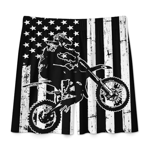 Motocross Dirt Bike Men's Lounge Shorts Pajama Bottom Sleep Pants Loungewear Swimming Trunks4