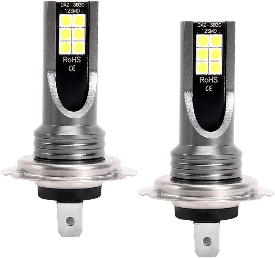 NIHUIFDPY H7 LED Headlight Bulbs 2PCS, 70W 4000LM 6000K Cool White Fog Light, IP67 Waterproof Halogen Replacement, 1:1 Mini Size Plug and Play, Aviation Aluminum Cooling, 12V Automotive Lamps-image-18