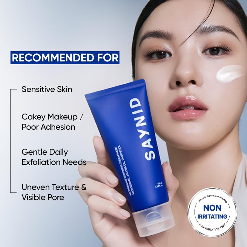 Microbiome Renewing Cream Mask, Wash-off Face Mask, Cream Exfoliating, Pore Care, Glass Skin Effect, Barrier-Friendly Korean Skincare | 3.38 fl.oz. (100ml)
