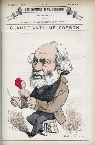 Affiche impression toile peinture murale portrait Claude Anthime Corbon Gill 60x90