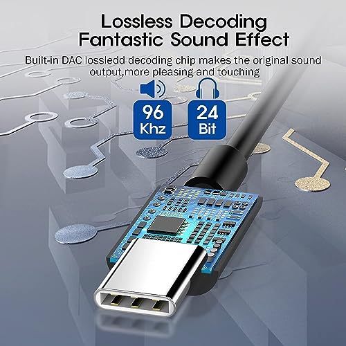 Image of SAMSUNG C to 3.5 mm USB TYPE C Audio Jack Connector, Headphones Jack Converter Compatible with Galaxy S8 Plus, S9, S9 Plus, S10 Plus,S10 Lite,S23 Ultra,S20 FE, S21, S20, S22 & Other Samsung Devices