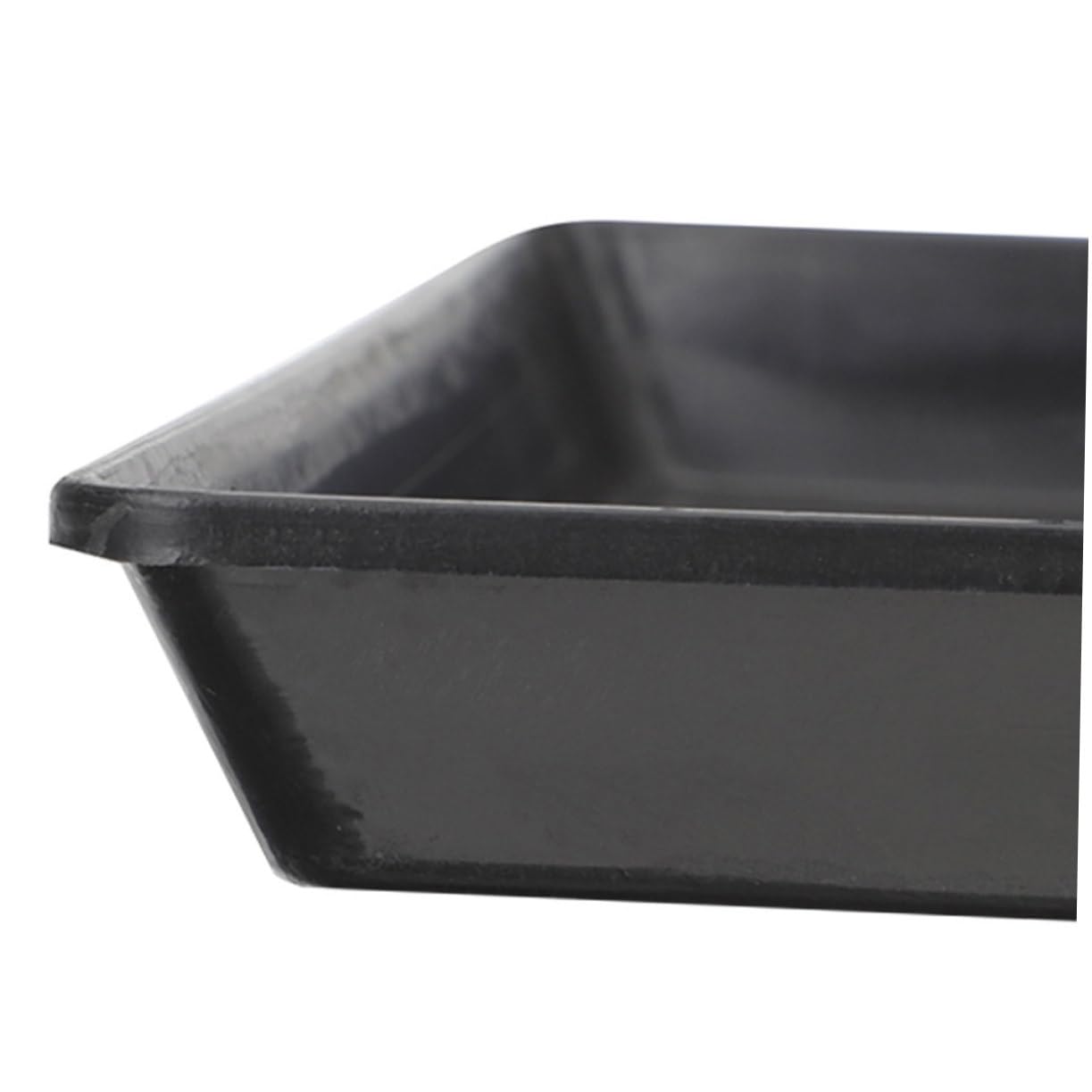 BESPORTBLE Schwarze Ersatz Wanne Vielseitig Verwendbar und Auslaufsicher Katzentoilette aus Abs Kunststoff für Vogel und Kaninchenkäfige als Kistenablage und Haustierunterlage