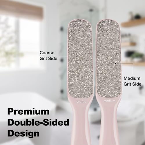 Image of Probelle Double Sided Multidirectional Nickel Foot File Callus Remover - Immediately Reduces calluses and Corns to Powder for Instant Results, Safe Tool (Pink)