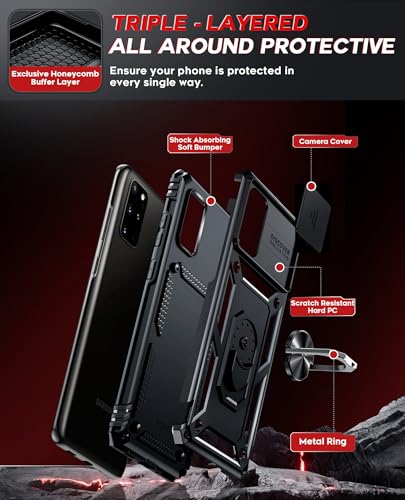 Coque de téléphone pour S20 Plus antichoc Samsung S 20 Plus 5G
