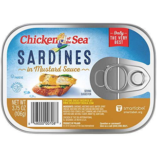 Chicken of the Sea Sardines In Mustard 3 75 Ounce Pack of 18  | amzdealz