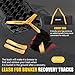 BUNKER INDUST Off-Road Traction Boards with Jack Base,Pair Recovery Track 4X4 Jeep Truck Emergency Tire Traction Mat with Bag -Sand, Mud, Snow Tracks Black Traction Pad (Gen 7th)