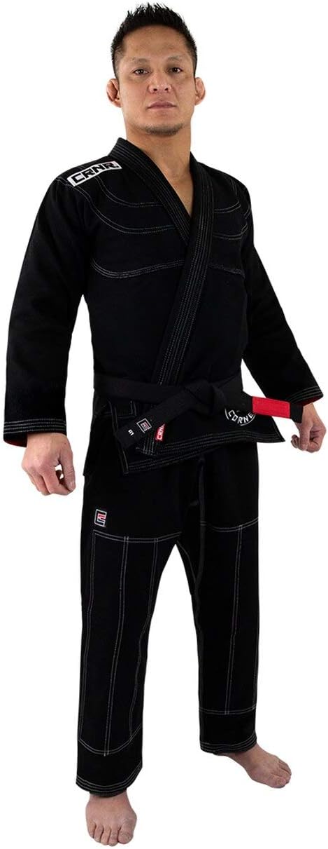 Combat Corner v6 Ultra Light IBJJF Approved Brazilian BJJ Jiu Jitsu Gi Adult & Youth Sizes - Free BJJ White Belt