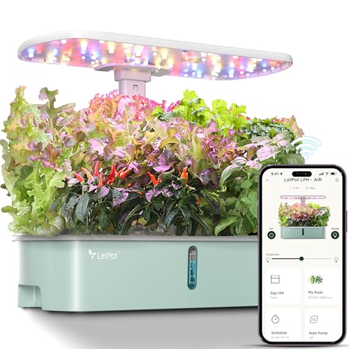 LetPot LPH-Air Hydroponics Growing System Kits, APP & WiFi Controlled