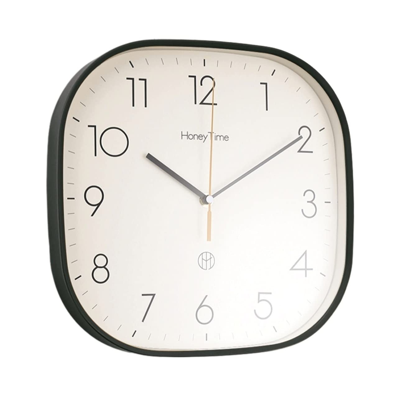 Horloge murale simple à la mode et silencieuse au design épuré