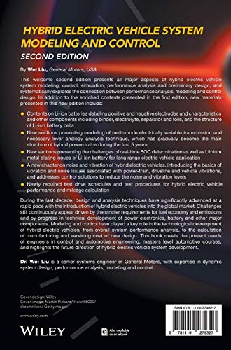 Hybrid Electric Vehicle System Modeling And Control (Automotive Series) #TOP1
