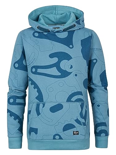 Sweat à capuche garçon Petrol pour l'école et le sport - Maillot de survêtement