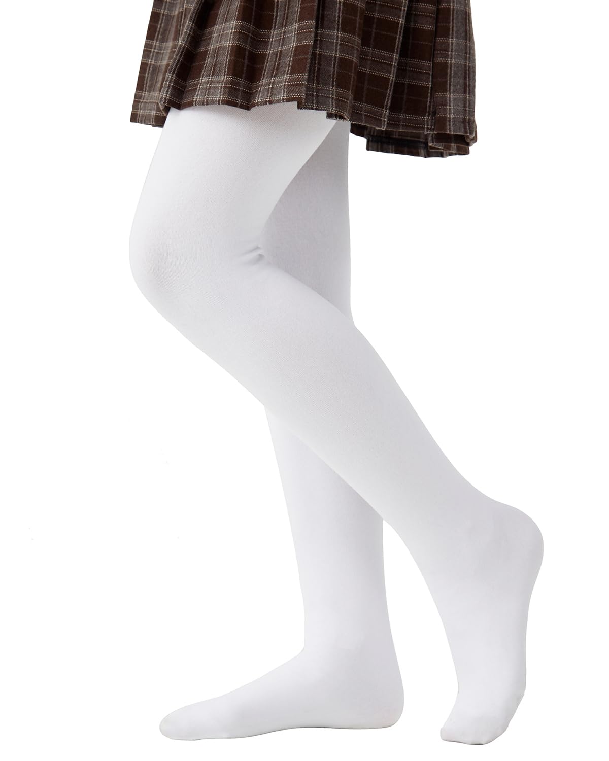 LEBAMI Girls Winter Warm Fleece Lined Tights, Soft Thick Thermal Dance Tights for Kids-image-29