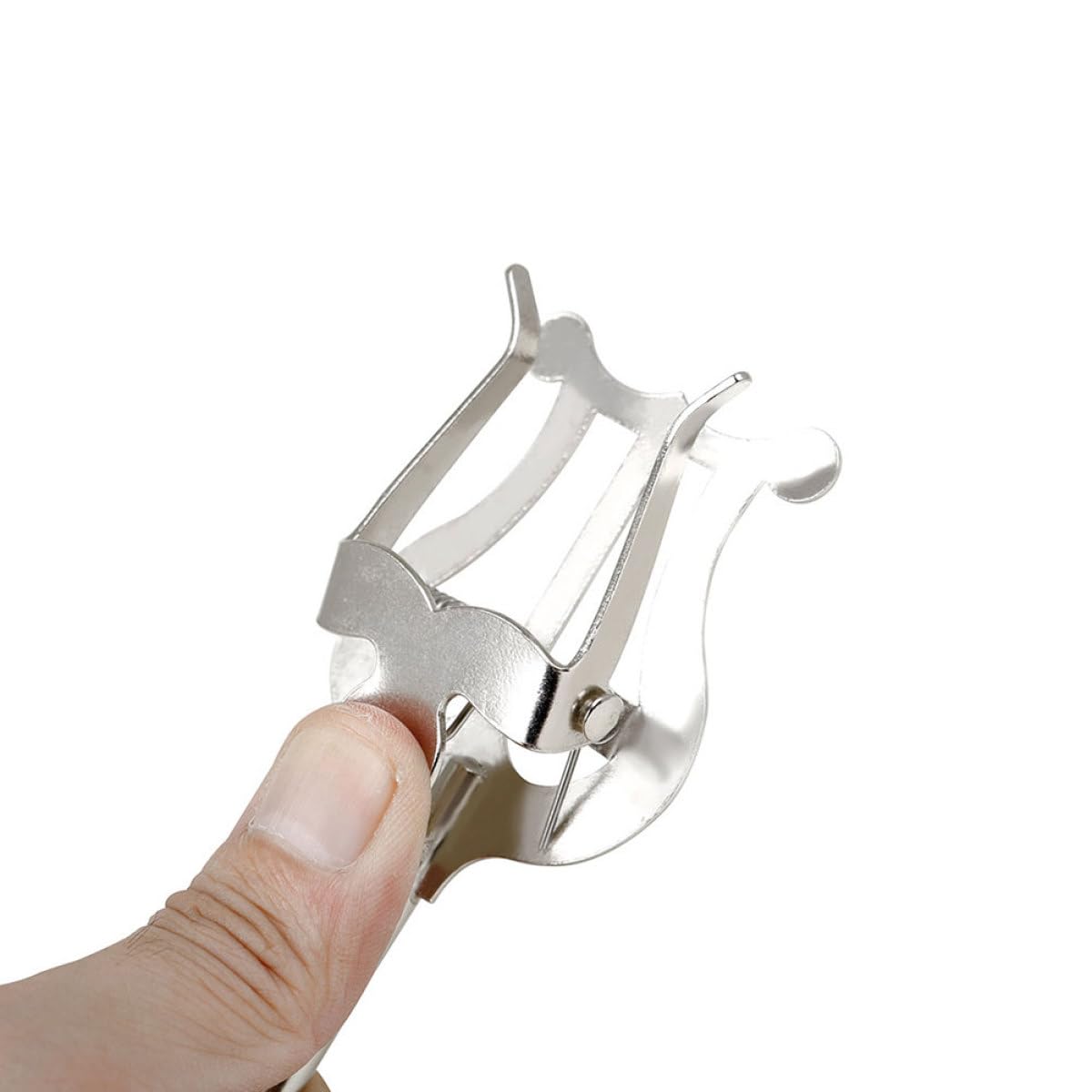 TOYANDONA Porta Spartiti Musicale per Clarinetto, Clip Regolabile in Ferro Forte Presa, Accessorio Pratico per Strumenti Musicali