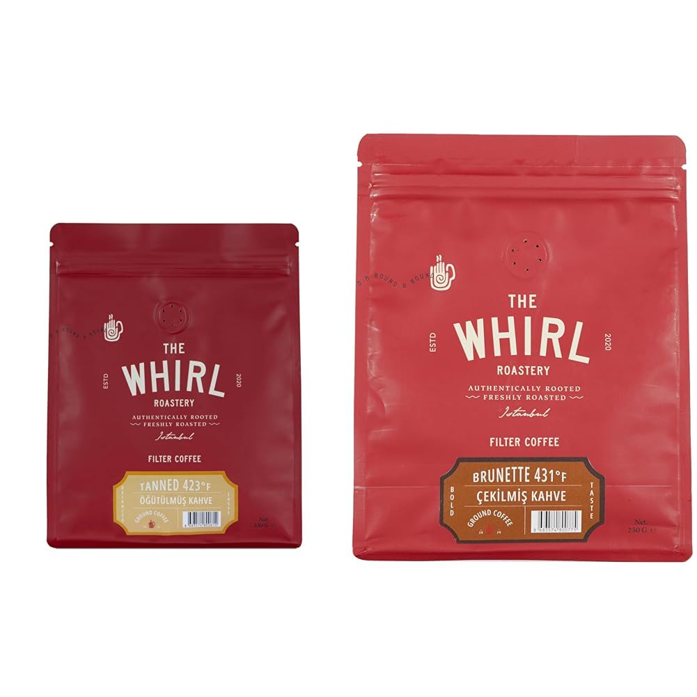 The Whirl Filtre Tanned 423°F & Brunette 431°F 250 G Öğütülmüş
