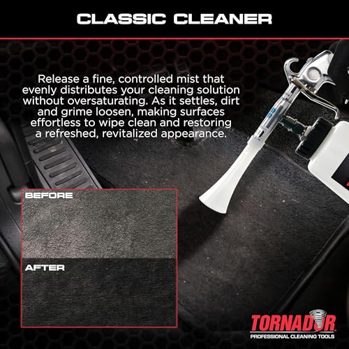 Image of Tornador Z-010 Classic Car Cleaning Gun Includes 32oz Reservoir | Cleans & Dries Fast with Low Noise and Wear | Perfect for Interior & Exterior Detailing