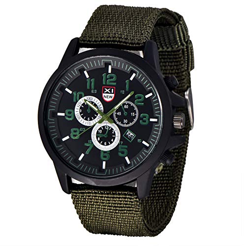 Para reloj Talking Reloj Inglés Ciego o Reloj de Hombre GE259, Verde-b, talla única