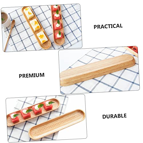 Plato rectangular de sushi estilo japonés PRETYZOOM miniatura 4