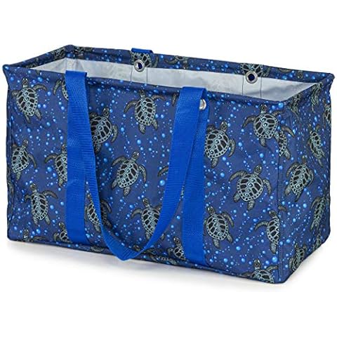 VP Home Jumbo Open Top Tote Bag (Tribal Sea Turtles) Cover