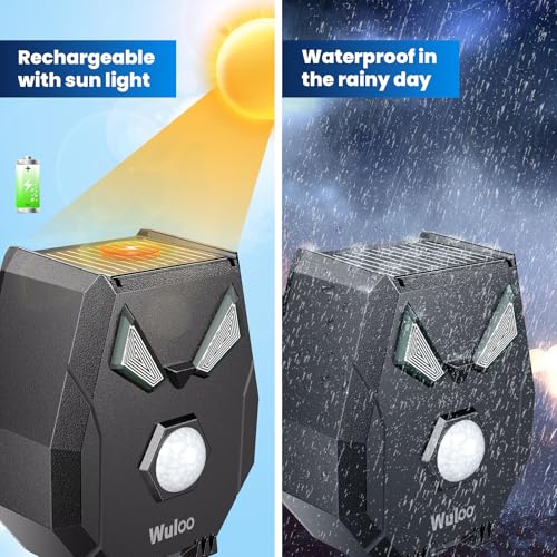Image of Solar Driveway Alarm Wireless Outside Weatherproof 1 /3 Mile Long Range, Outdoor Motion Sensor Detector Alarm Driveway Alert System with Rechargeable Battery /Expandable (4 Sensors &1 Receiver Set)