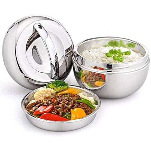 Food Flask - Ultimate Vacuum Insulated, Double Walled Stainless Steel Food Flask & Food Container - 8 to 12 Hours Hot & 18 to 24 Hours Cold/1L Box Cover