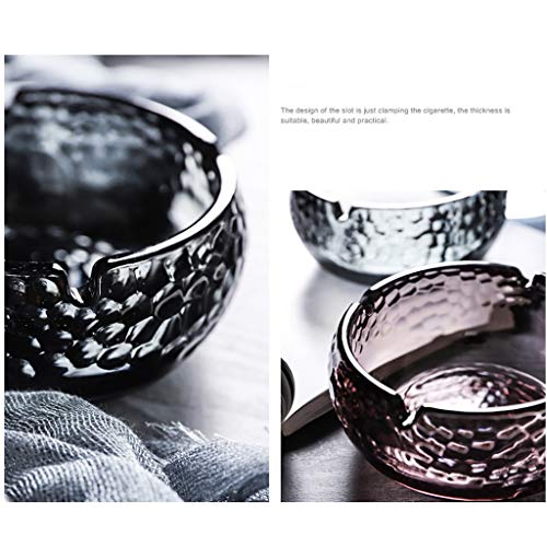 Asbakje Nordic Style Crystal Hammer glazen asbak Office Living Room Europese decoratieve ornamenten Hotel Asbak voor… - Image 4