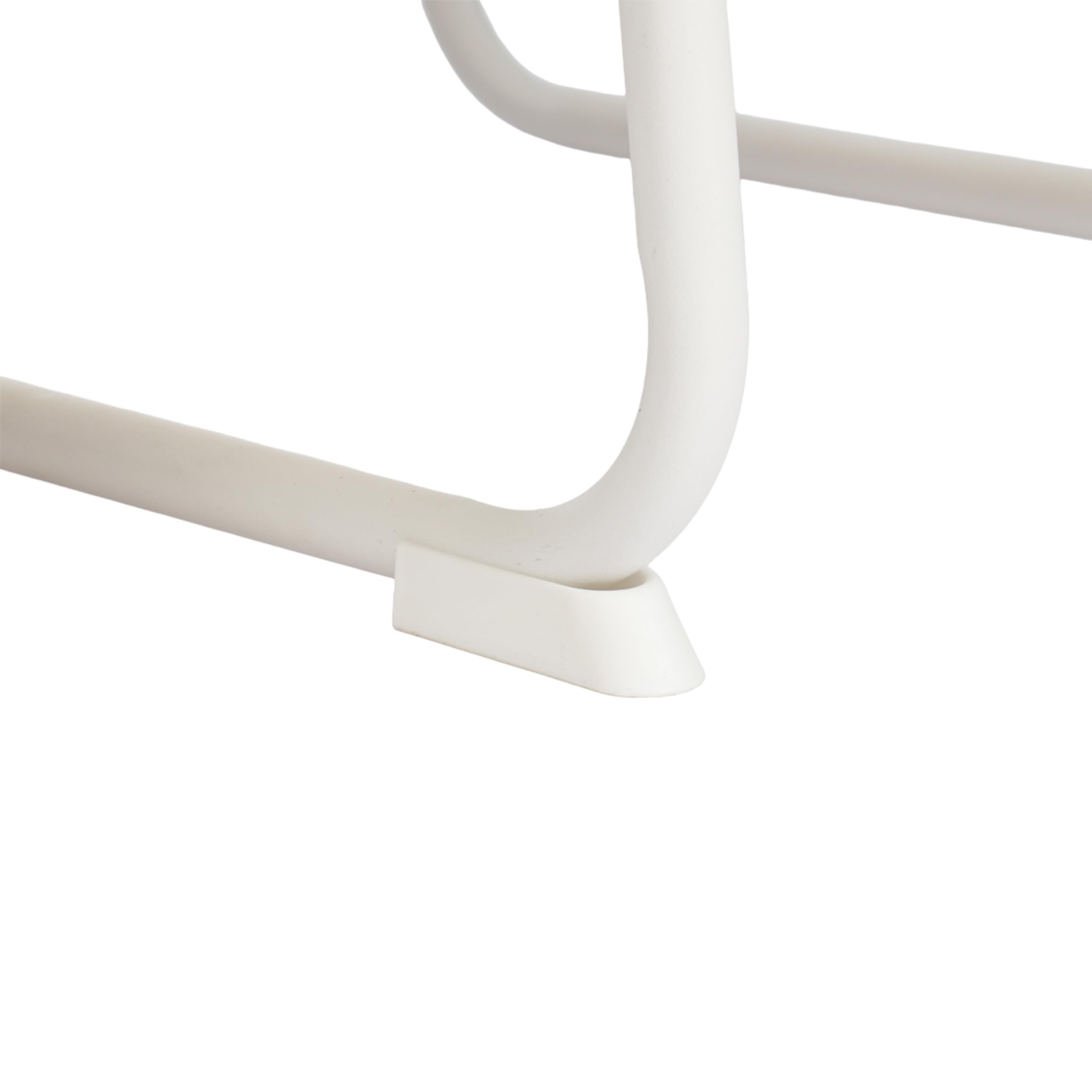 Relaxdays Perchero con 5 estantes, Barra y 6 Ganchos, Efecto Madera, 160x120x45 cm, Blanco/Natural