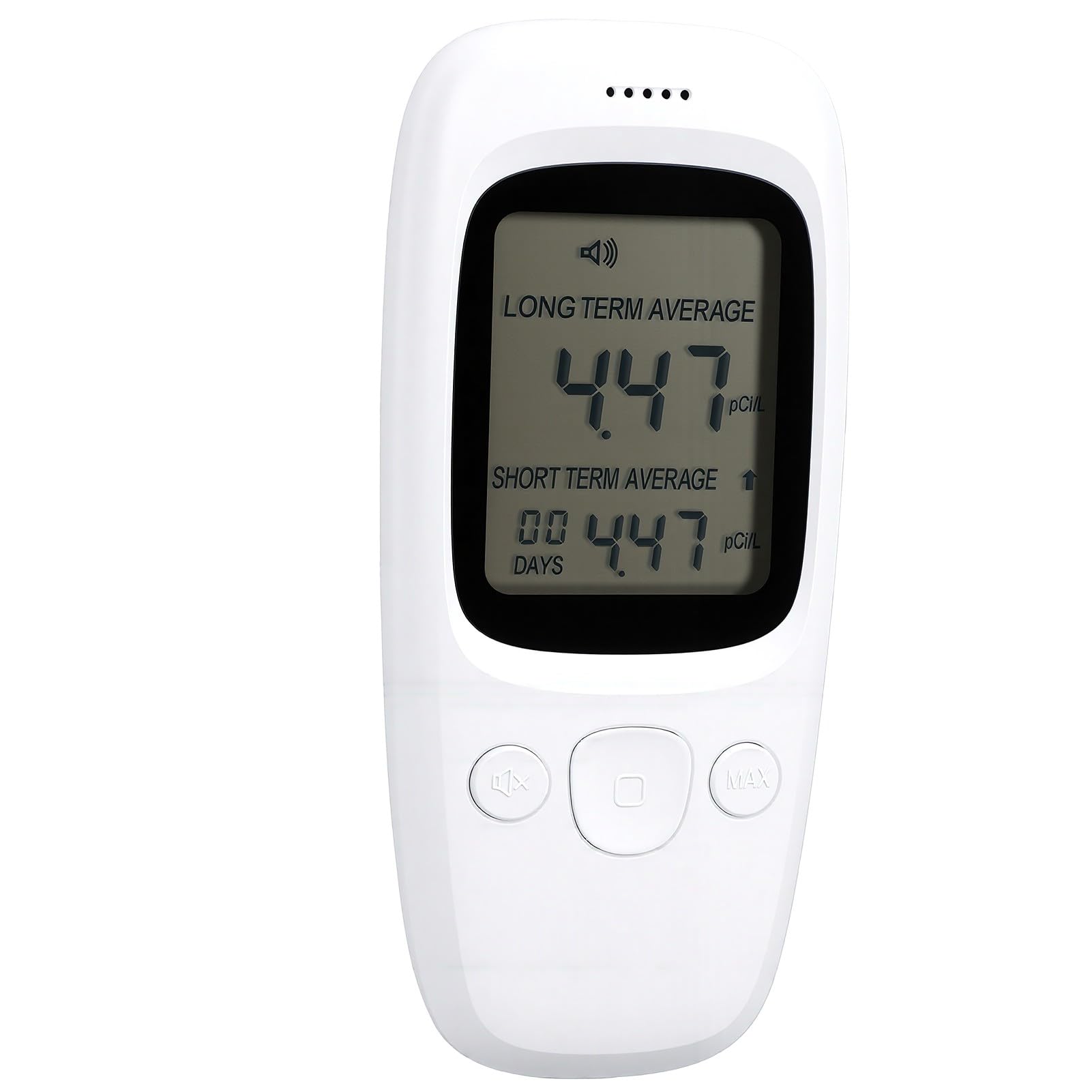 GOWENIC Rilevatore di Radon Portatile 0-270pCi/L Monitor Digitale del Livello di Radon per Casa, Seminterrato, Ufficio, Tester di Gas Ad Alta Precisione con Display LCD, Test a Doppia modalità,