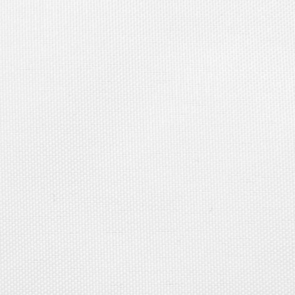 Voile d'ombrage, triangle, protection solaire, protection contre les intempéries, imperméabilisée, pour jardin extérieur avec cordes et kit de fixation, 3 x 3 x 3 m, tissu Oxford blanc.