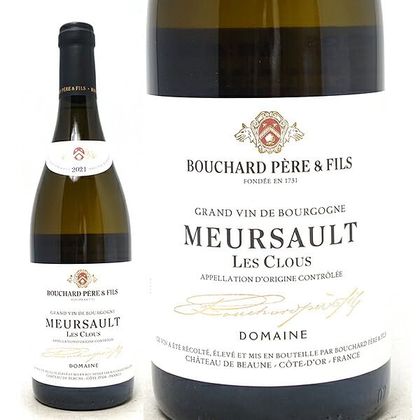 Amazon.co.jp: 2021 ムルソー レ クル 750ml ドメーヌ ブシャール