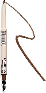 قلم تحديد الحواجب بطرف مائل، لون بني ناعم 004