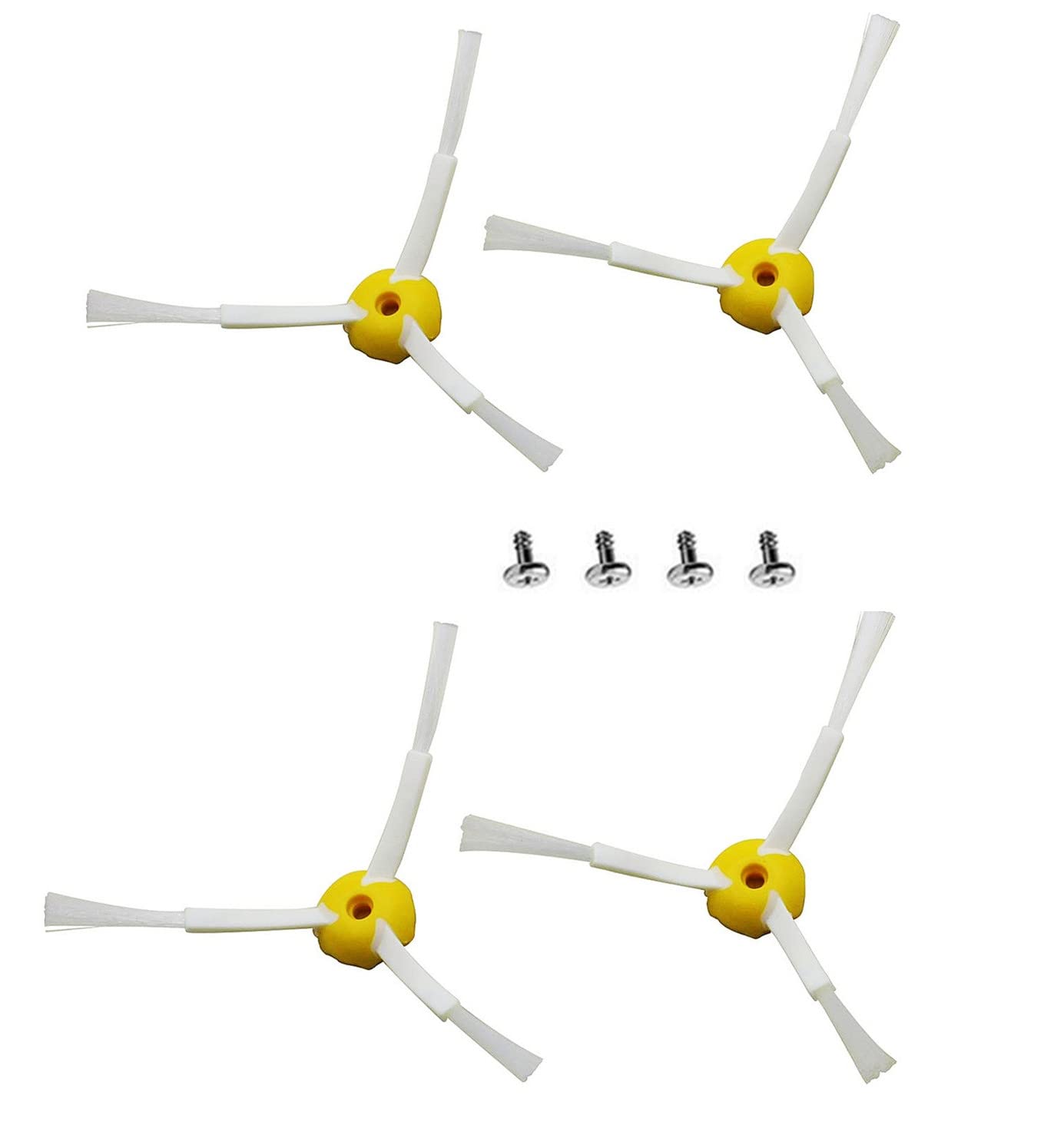 4 Spazzole Laterali Di Ricambio Per IRobot Roomba Serie 500, 600, 700: Accessori Compatibili
