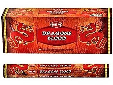 YesMandala Hem Lot de 6 Boîtes de 20 tiges d'Encens Sang de Dragon Cover