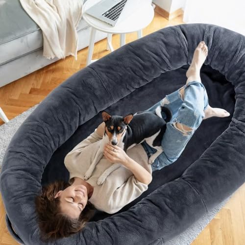 Human-Dog-Bed-67x38x12-Human-Dog-Bed-for-Adult-Orthopedic-Dog-Bed-Soft-Cozy-Flufy-Human-Sized-Dog-Bed-for-Large-Dog-Napping-with-Removable-Cover-Machine-Washable Human Dog Bed 67x38x12 Human Dog Bed for Adult Orthopedic Dog Bed Soft Cozy Flufy Human Sized Dog Bed for Large Dog Napping with Removable Cover Machine Washable